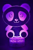 Lampe 3d personnalisée à led - Panda