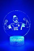 Lampe 3d personnalisée à led - Football Payet | Veilleuse Enfant, Décoration Chambre, Cadeau Personnalisé Anniversaire et Noël