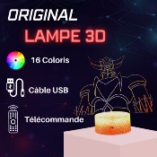 Lampe 3d personnalisée à led - Manga Goldorak 2 | Veilleuse Enfant, Décoration Chambre, Cadeau Personnalisé Anniversaire et Noël