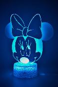 Lampe 3d personnalisée à led - Disney Minnie | Veilleuse Enfant Magique, Décoration Chambre, Cadeau Personnalisé