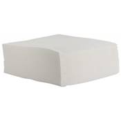 Serviette papier jetable 2 pli blanche (40 pices)