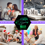 Lampe 3d personnalisée à led - Voiture 2 CV | Veilleuse Enfant, Décoration Chambre, Cadeau Personnalisé Anniversaire et Noël