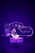 Lampe 3d personnalisée à led - Disney Cars | Veilleuse Enfant Magique, Décoration Chambre, Cadeau Personnalisé