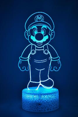 Lampe 3d personnalisée à led - Super Mario