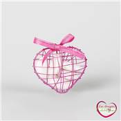 coeur mtal pour drages vide 4,5x4,5 cm