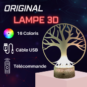 Lampe 3d personnalisée à led - Arbre de vie  | Veilleuse Enfant, Décoration Chambre, Cadeau Personnalisé Anniversaire et Noël