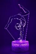 Lampe 3d personnalisée à led - Gymnastique