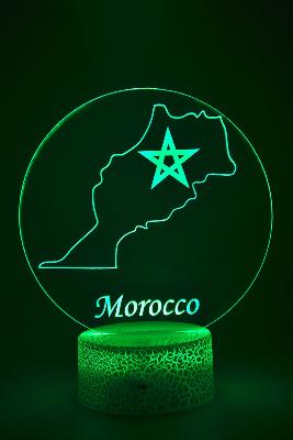 Lampe 3d personnalisée à led - Pays Maroc