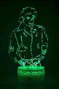 Lampe 3d personnalisée à led - Chanteur Michael Jackson