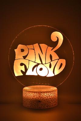 Lampe 3d personnalisée à led - Rock Pink Floyd | Veilleuse maison, Décoration Chambre, Cadeau Personnalisé Anniversaire et Noël