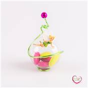 Personnage fée clochette Disney plate en pvc 3.7 cm