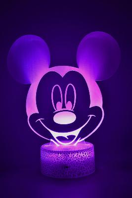 Lampe 3d personnalisée à led - Disney Mickey | Veilleuse Enfant Magique, Décoration Chambre, Cadeau Personnalisé