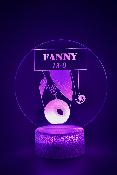 Lampe 3d personnalisée à led - Marseille pétanque fanny | Veilleuse Enfant, Décoration maison, Cadeau Personnalisé Anniversaire et Noël